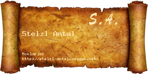 Stelzl Antal névjegykártya